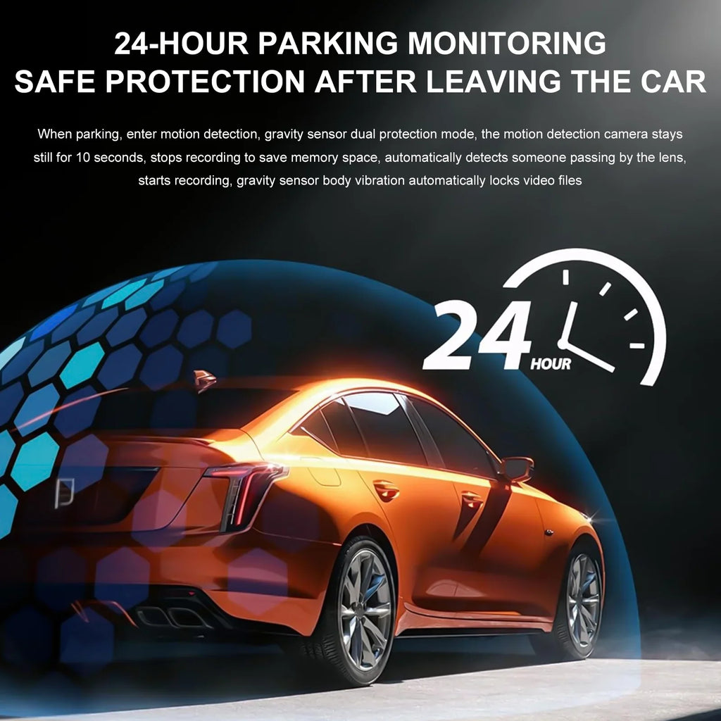 Backup Full and 10" 5.5 Camera,G-Sensor, Front Screen Touch Rear Monitor, View Cam,Kepeak Mirror 1080P Meters Wide Angle,with Parking Cable Dash FHD 170°
