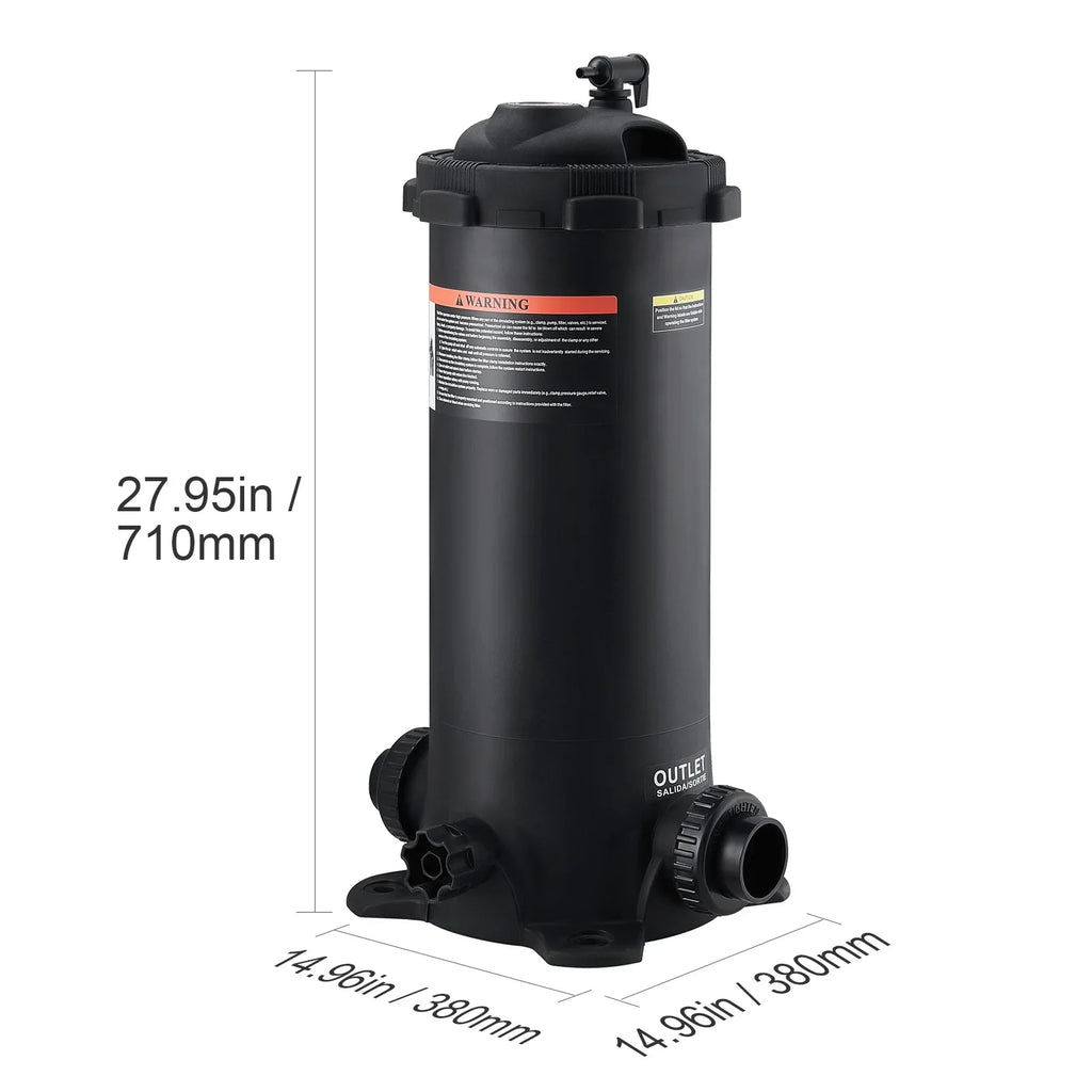 Pool Swimming SKYSHALO Cartridge Filtration Filter Pool Ground In/Above 50Sq.Ft