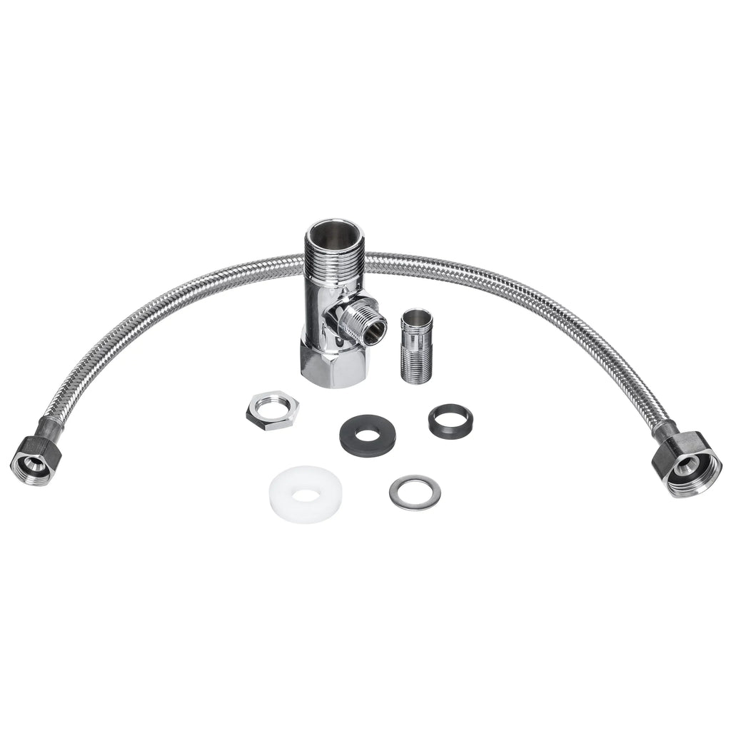 Silver Side-Mounted Temperature Wand, in Bidet Metal Spray All Brondell Attachable Ambient with Adjustable
