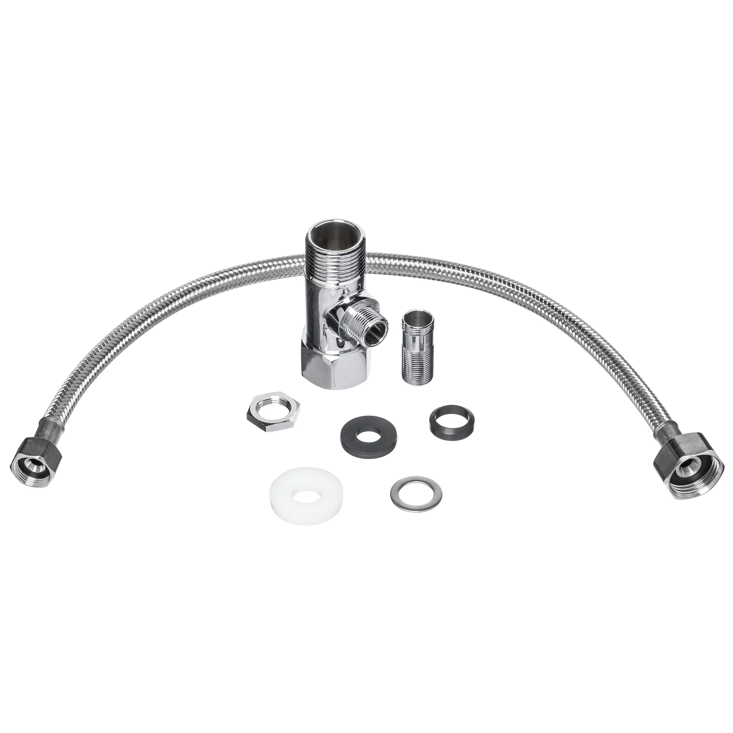 Silver Side-Mounted Temperature Wand, in Bidet Metal Spray All Brondell Attachable Ambient with Adjustable