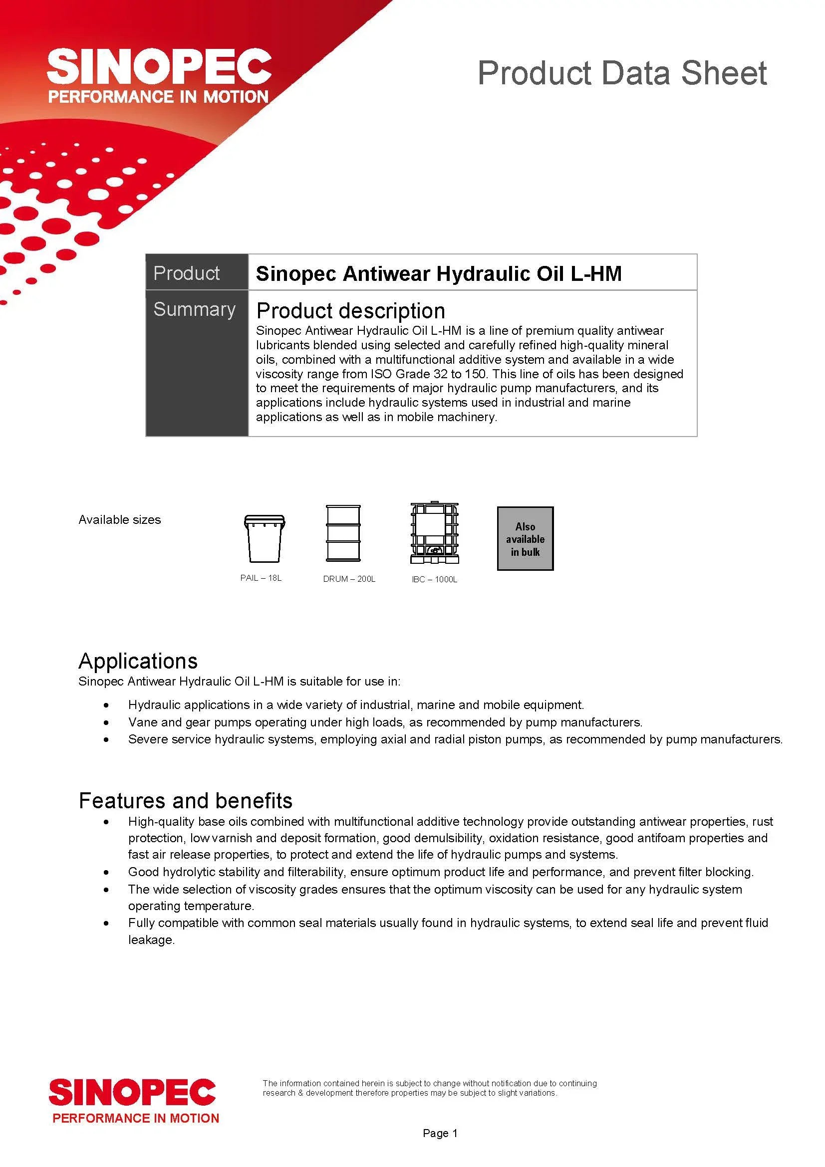 Hydraulic 15), SAE Tote 1000 46, Gallon Oil Fluid 275 (ISO Liter AW / 46 VG IBC