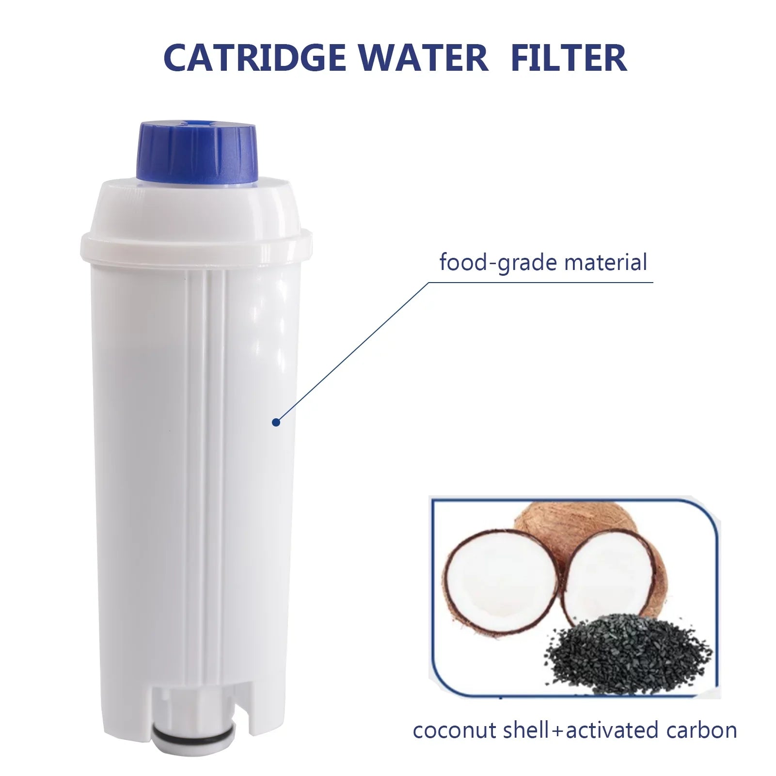 Maker Filter Compatible C002 4Pcs Replacement Machine Coffee Coffee Maker Replacement Coffee Machine Delonghi Coffee Filter DSL with for Filter Accessory Cartridge Filter