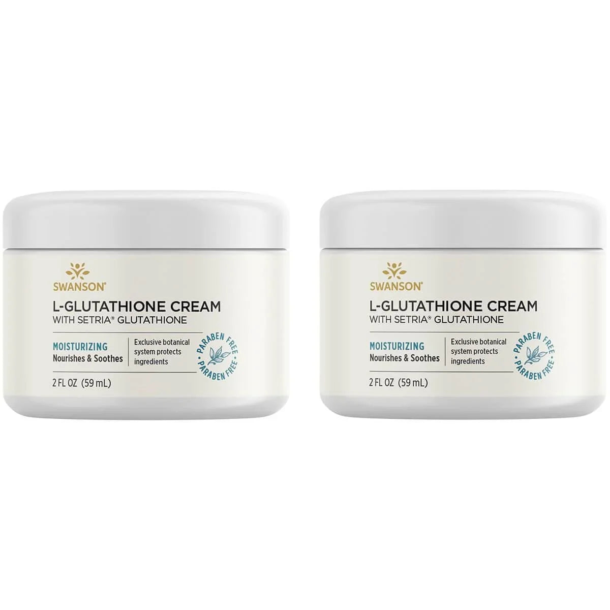 Pack L-Glutathione with Cream oz Cream 2 2 fl Setria Glutathione Swanson