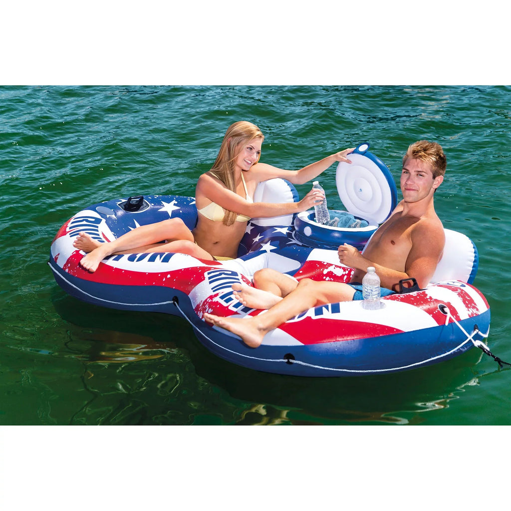 River Intex Person 2 Float Flag Person Float 2 II American & Run