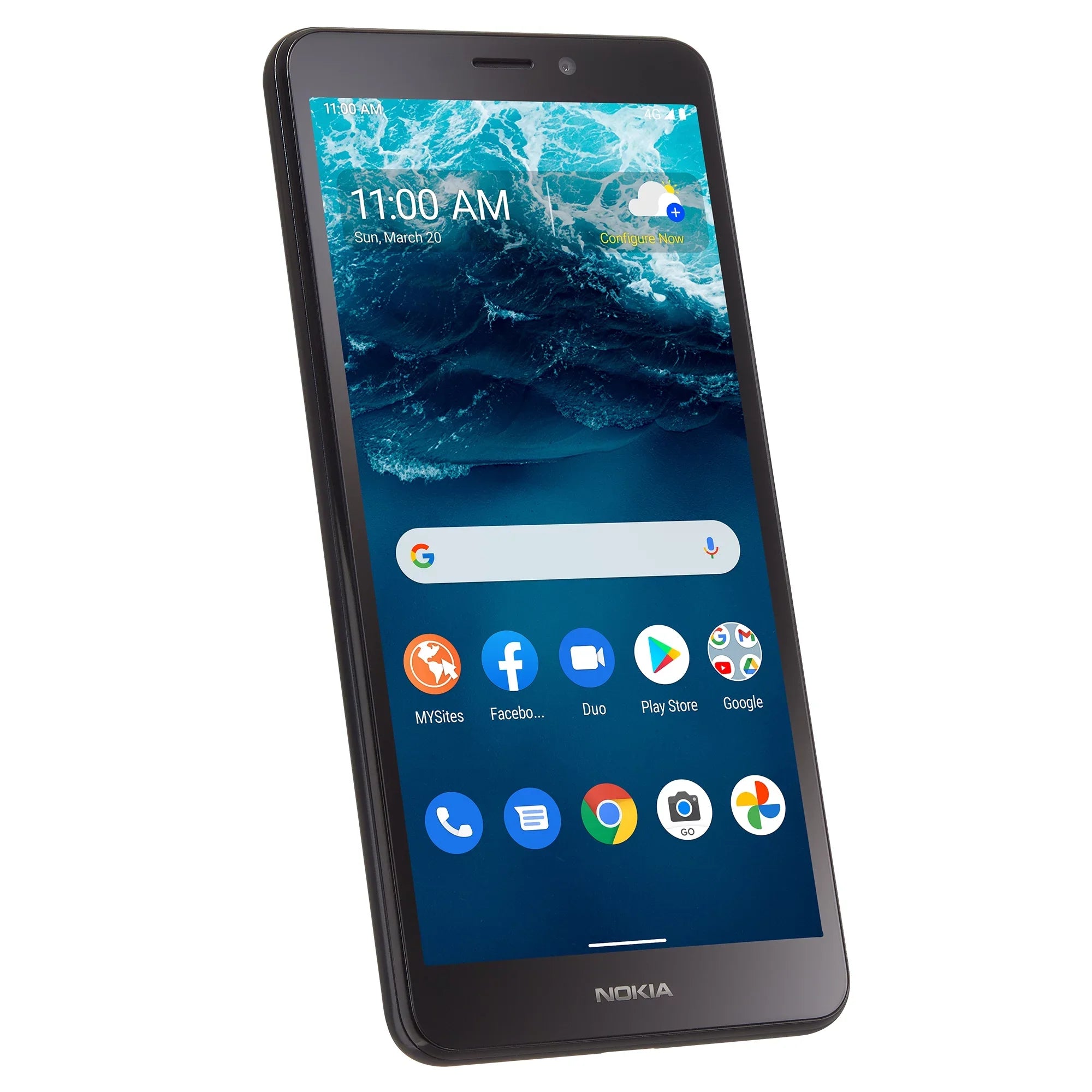 Smartphone Verizon] Verizon Prepaid By Blue- C100, [Locked Total 32GB, to Total Nokia by