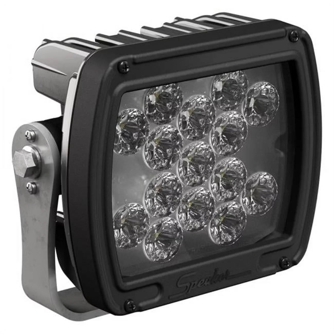 Flood Speaker 526F LED JW Light, 24V Beam in. Square Black 6 1300581