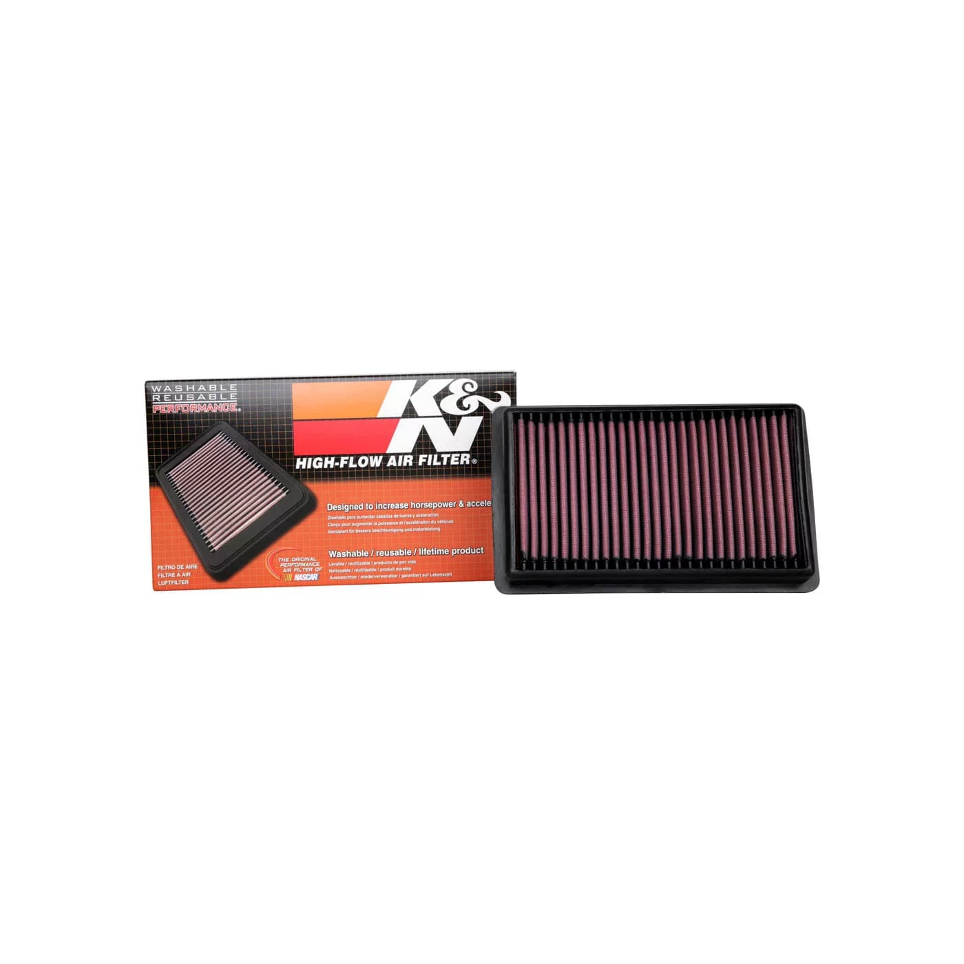 Gladiator), Premium, Replacement (Wrangler, Jl, Air Compatible Jeep Air V6 Filter: Towing, Filter: Wrangler Power K&N & With Engine Increase 33-5106 2020-2022 Washable,