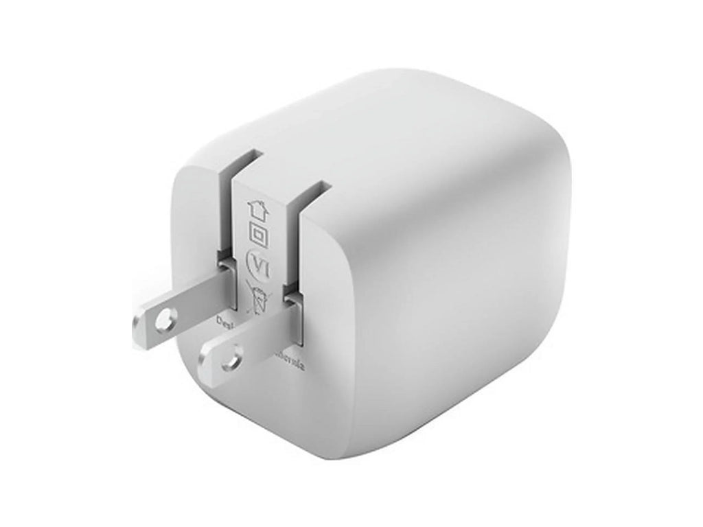 Model GAN White PPS WALL USB-C 45W WCH011DQWH CHARGER DUAL Belkin WITH