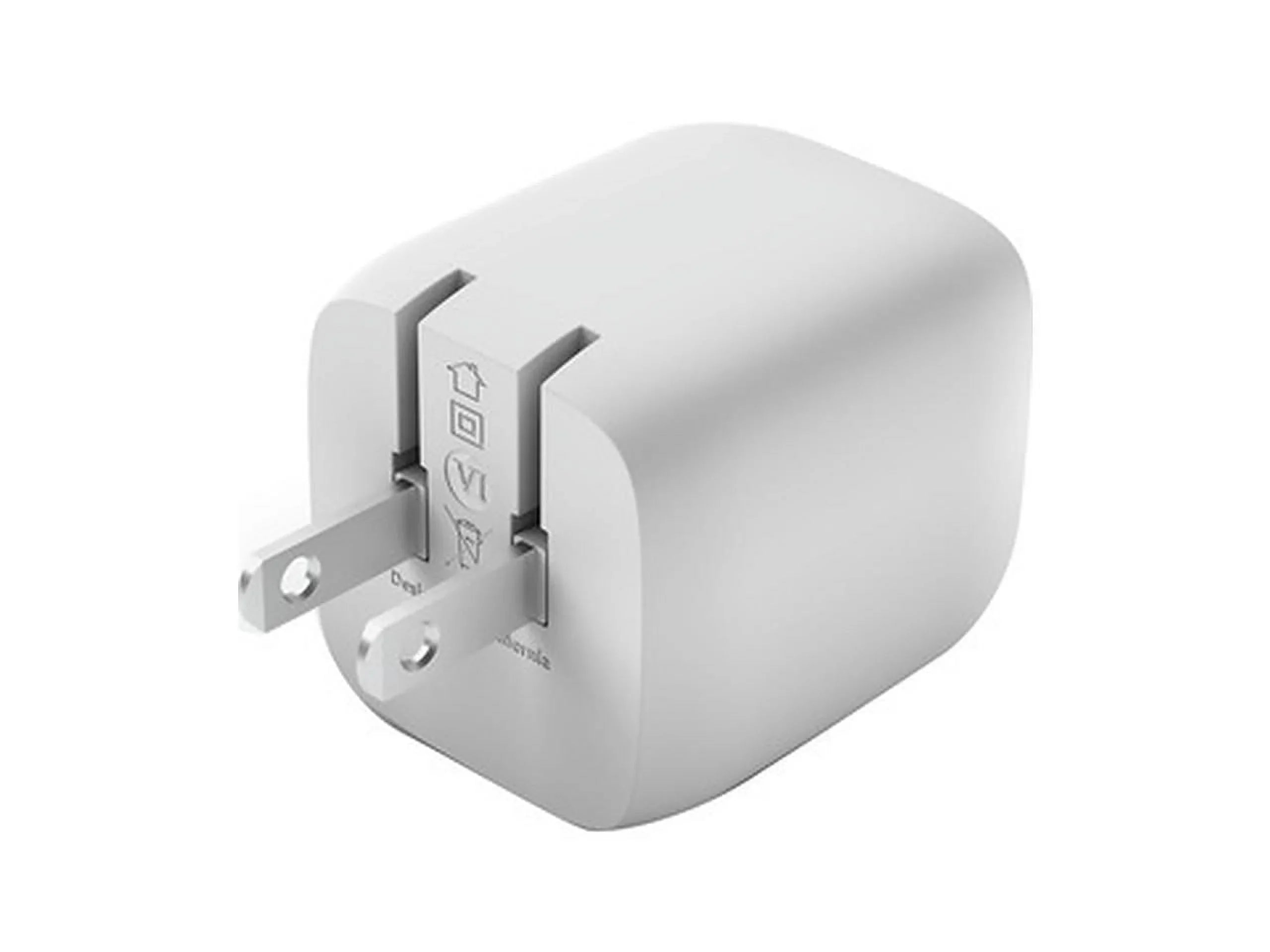 Model GAN White PPS WALL USB-C 45W WCH011DQWH CHARGER DUAL Belkin WITH