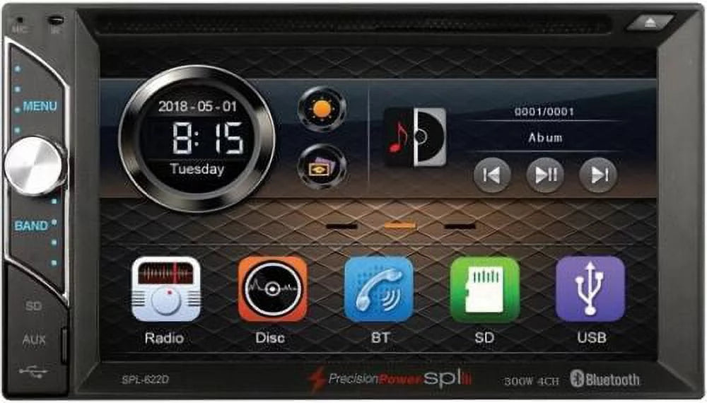 RADIO BLUETOOTH STEREO 2001-2004 TOUCHSCREEN CD/DVD CAR FORD USB/SD MUSTANG PKG