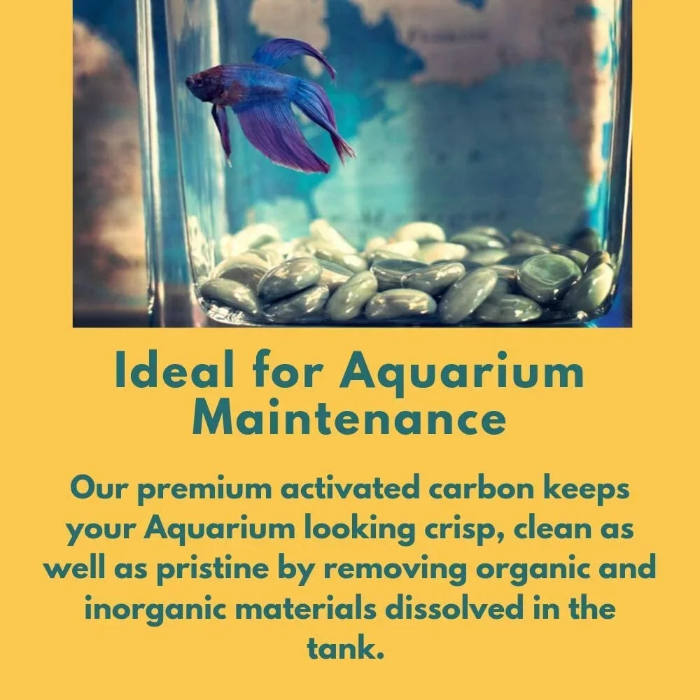 Carbon Activated (Water - Resealable Virgin Pounds Cleaning Coconut Filtration, 55 Shell EnviroSupply Pure Ultra Prewashed Charcoal) Aquarium 12x40