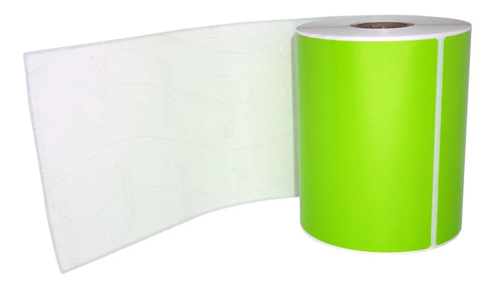 Compatible Printers GREEN Color with Label 4"x6" Thermal Shipping Rolls Direct Eltron Zebra 4