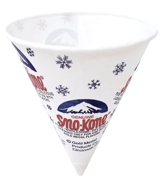 Gold 1 of Snow Medal Cups Cone Quantity 5000-Count 1060 Sno-Kone -