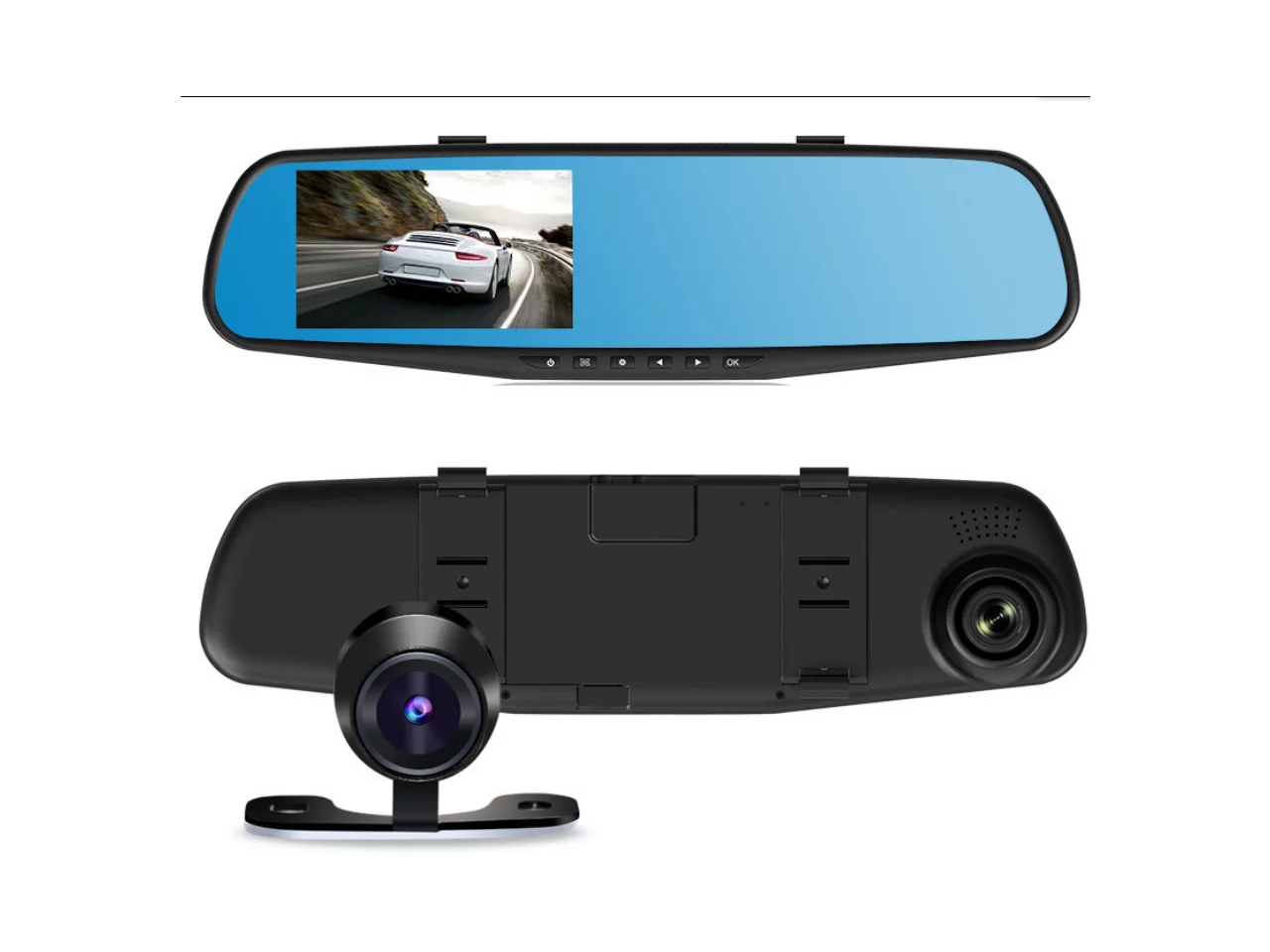 Car And Front Camera Lens Rearview 4.2 Rear Monitor For Inch H1688 Recorder Mirror HD 1080P Dash Cam Dual DVR Vehicles