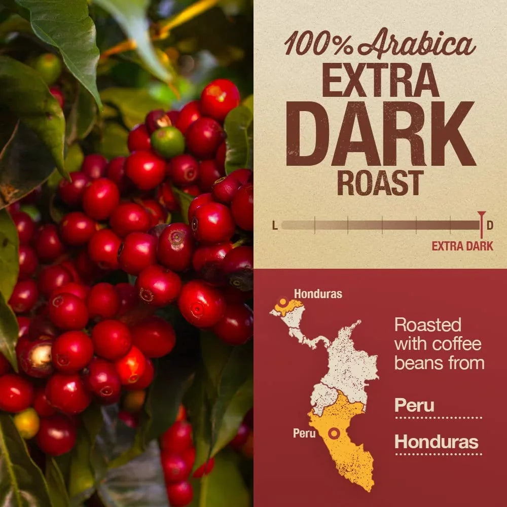 '- Coffee Flavor Macho Dark 100% Whole 2 Blend, - Arabica - Specialty Direct Coffee Grade, Intense Macho Roast Bold (Pack Non-GMO, - 2 lb Beans Muy Coffee, bag the Pound Trade World's Organic of 1) Muy Mayorga Strongest