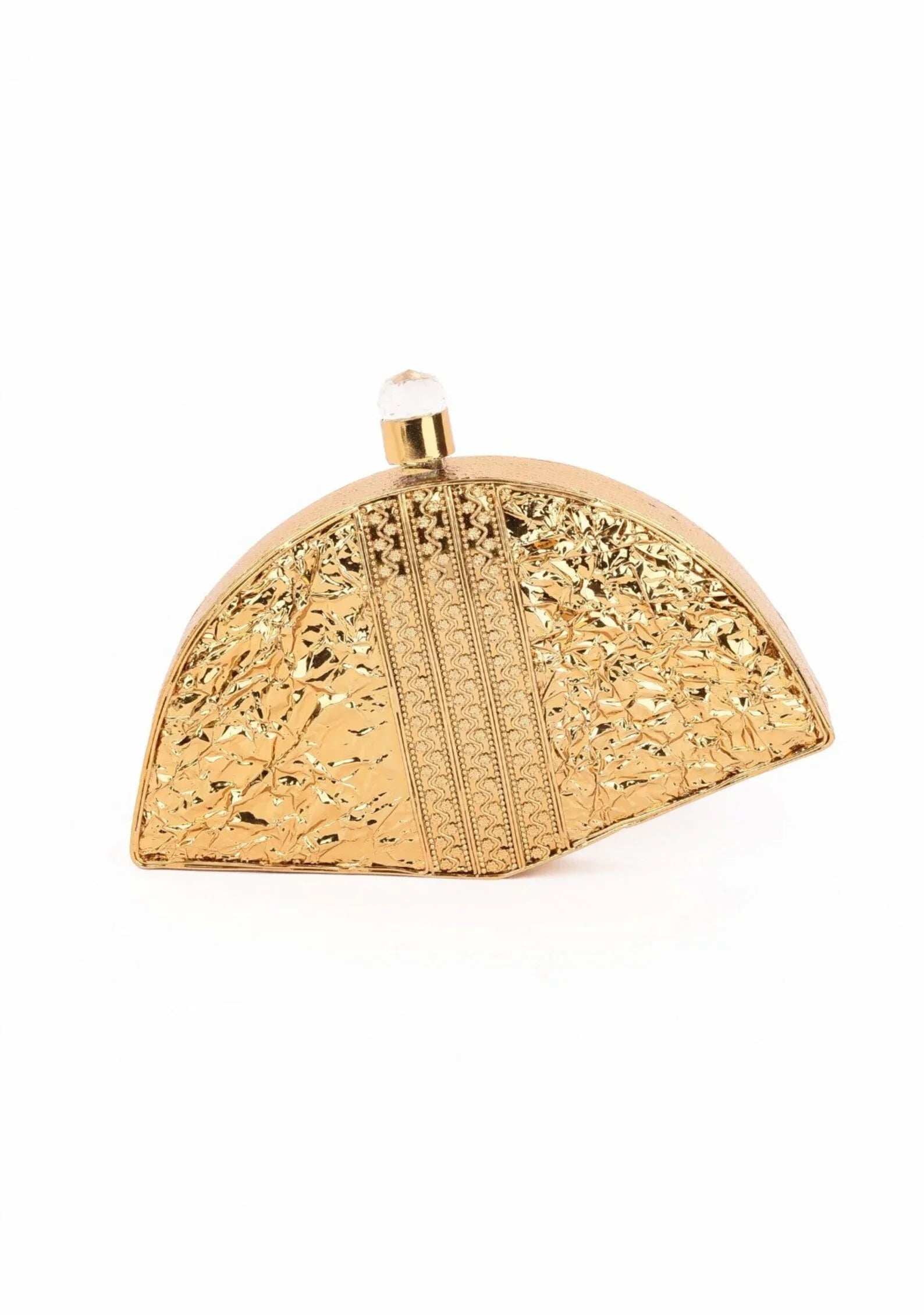 Gold Handbag Handcrafted India Wedding Craft bag for inlaid Designer Seashell Different original/natural Women Clutch