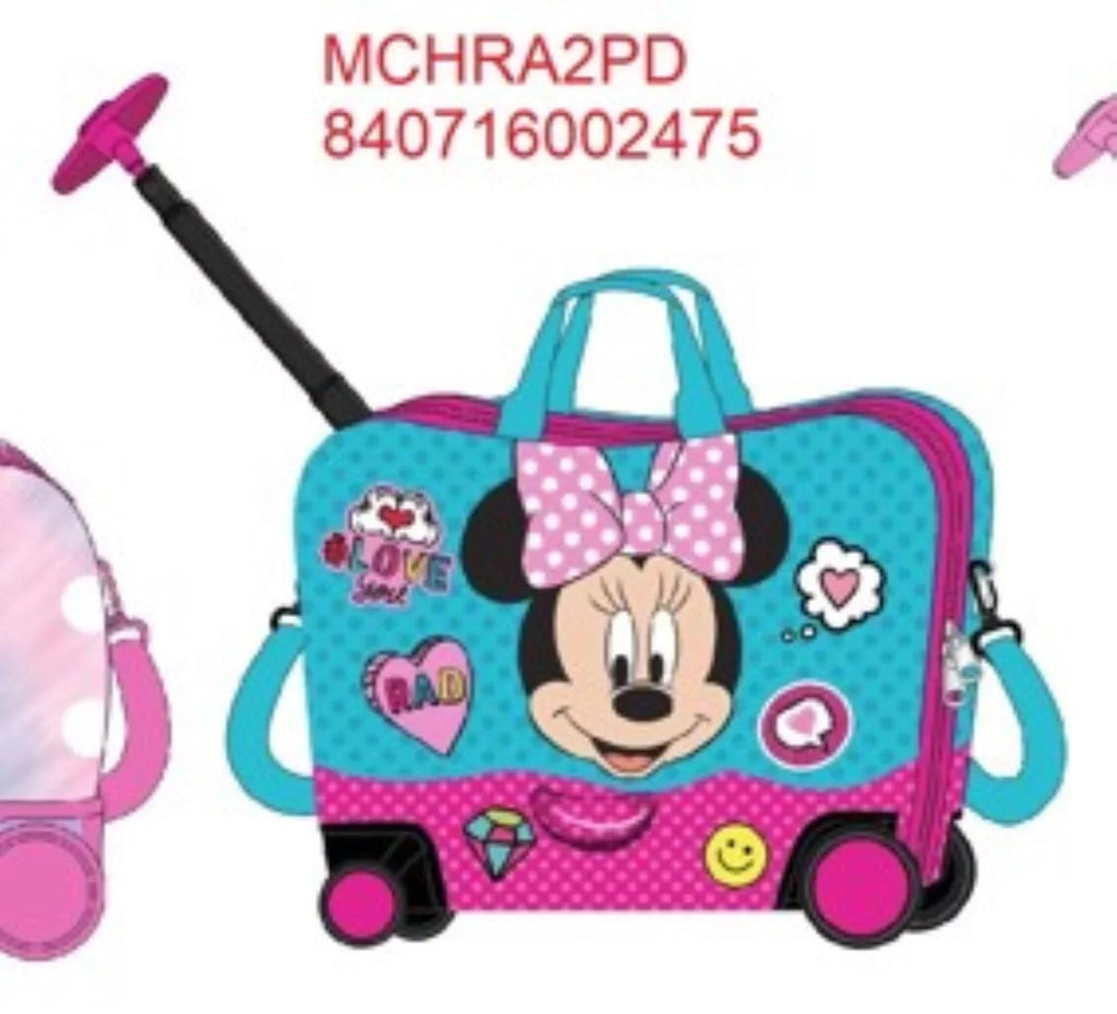 Luggage: Ride Minnie (Blue) On