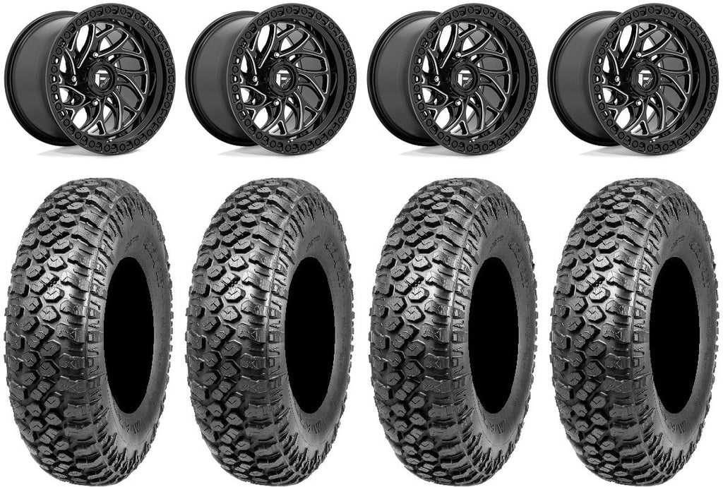 Bk RAZR 32" XP Wheels 15" Runner Polaris 1000 / RZR XT Ranger Tires 900/1000 / XP Fuel PRO XP