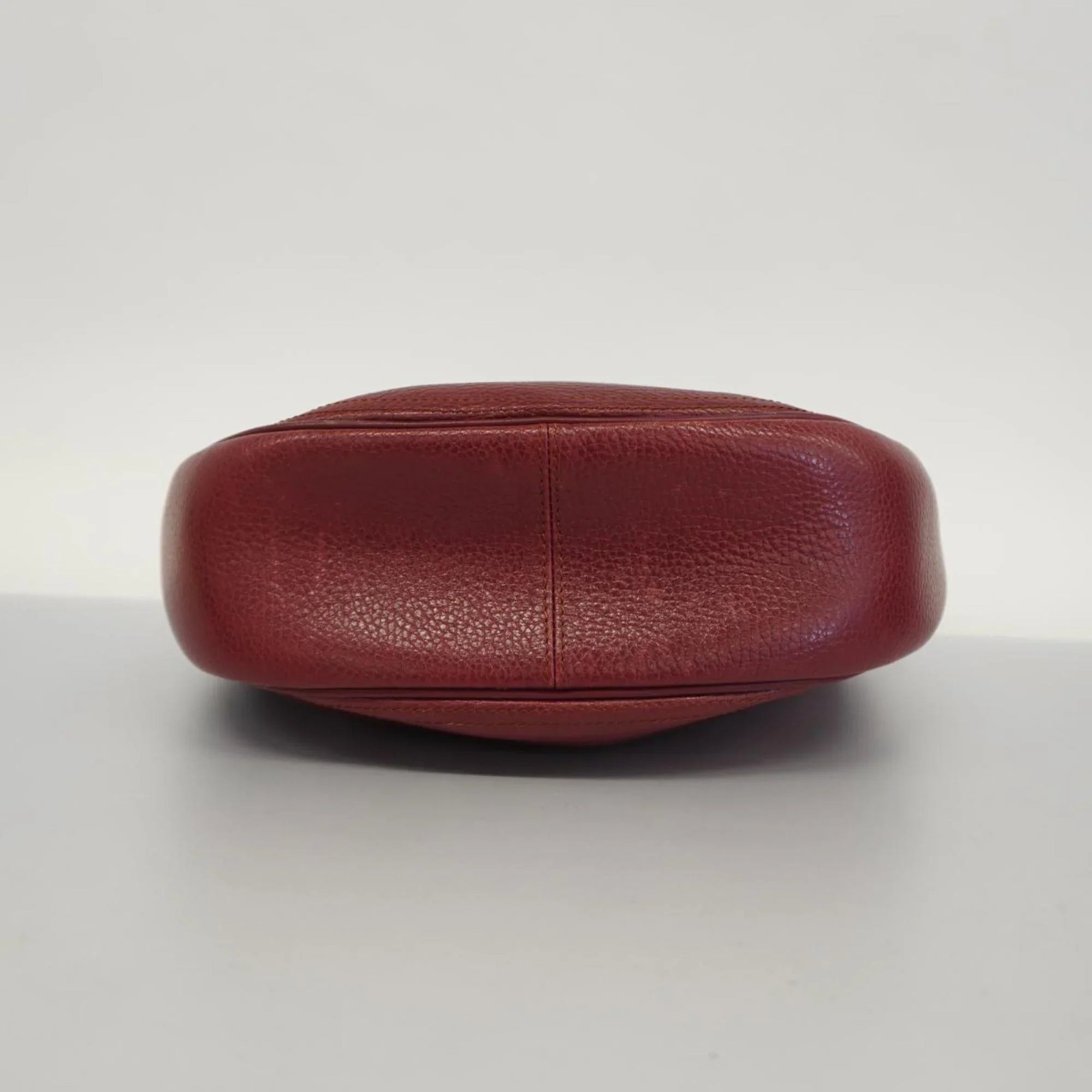 Red Cartier Ladies Shoulder Pre-Owned Bag Leather (Good) Must