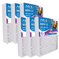 Conditioner 20x24x4 AC AIRX Pack 6 FILTERS 20x24x4 Furnace Filter AIR. by WICKED USA Air Comparable Premium - 2200 MPR Filter Electrostatic 13 9 Air Filters & Pleated MERV CLEAN 1500 HVAC FPR to Made