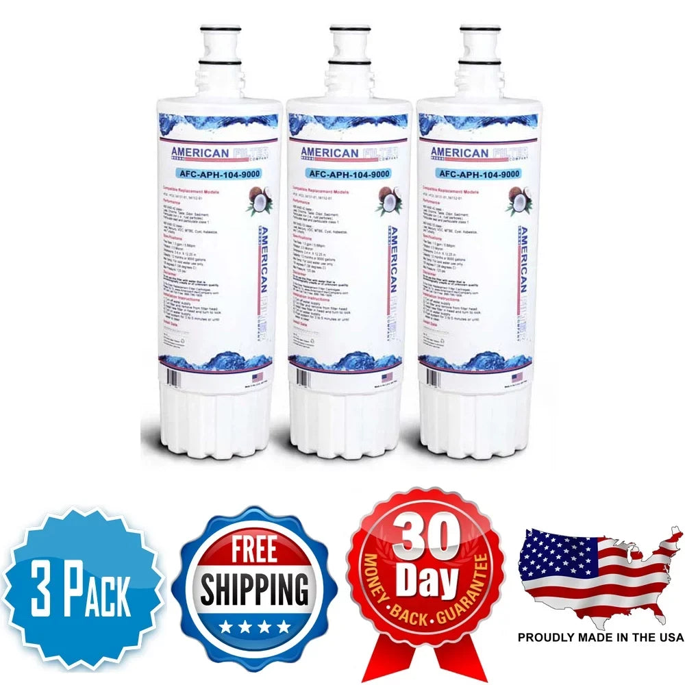 '- 3 Model , AFC-APH-104-9000 AFC - Water Pack in CUNO® Filters Made Brand with , # U.S.A. Compatible HF25 ,