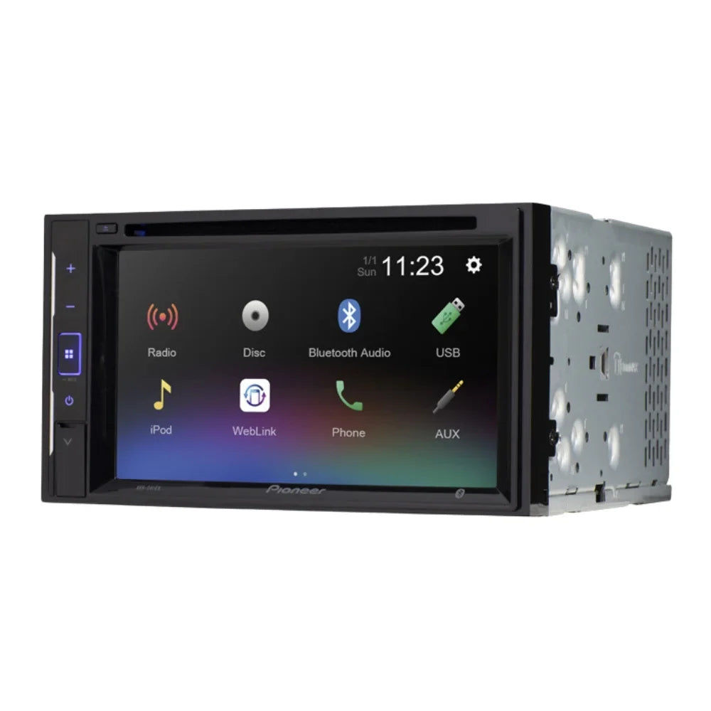 2013-2015 for DIN Car Altima WVGA Media Touchscreen Stereo Pioneer KIT4913 Camera/Installation AM/FM with Digital W/ Bluetooth/Backup 6.2" DVD/CD Kit/in-Dash Double Nissan Bundle Receiver