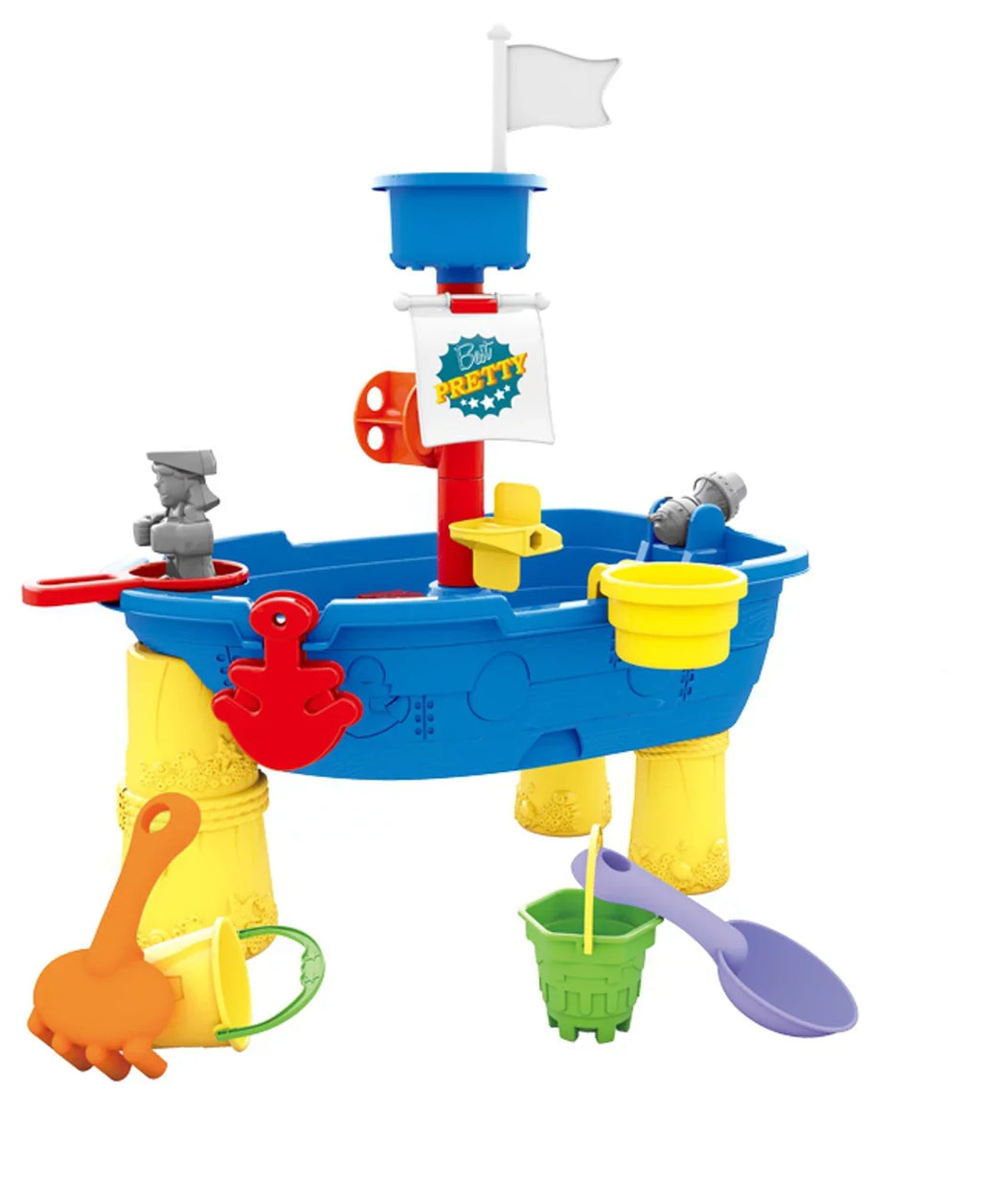 Girls Table Boys Pcs 21 Toddlers 3 Sand Sandboxes + Toys Y Beach Ship Water Mundo Toy for Pirate