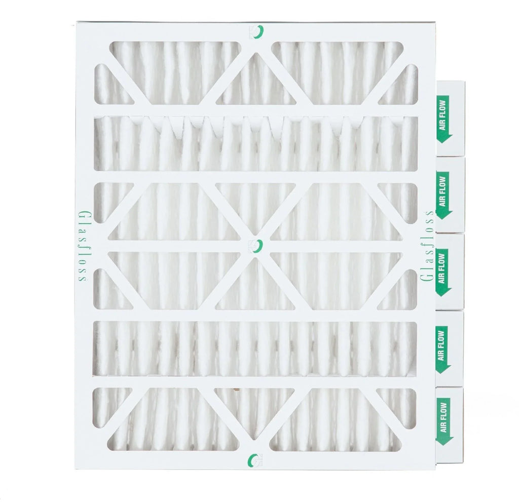 of x Filters 4" Glasfloss. 20x24x4 19-3/8 Actual 6 by Size: Air x Inch Pack 23-3/8 13 MERV Pleated 3-3/4