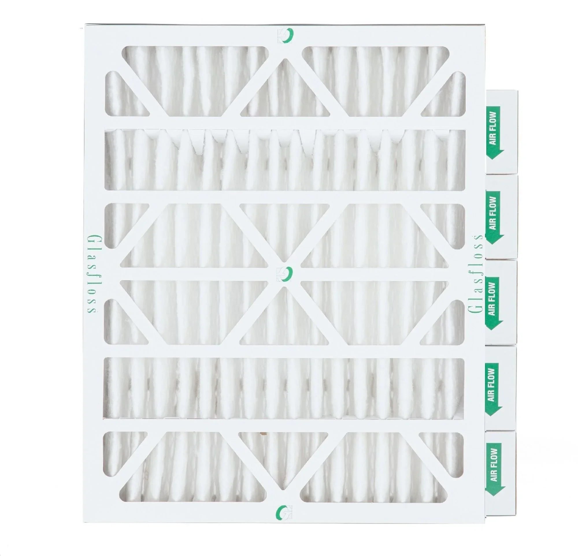 of x Filters 4" Glasfloss. 20x24x4 19-3/8 Actual 6 by Size: Air x Inch Pack 23-3/8 13 MERV Pleated 3-3/4