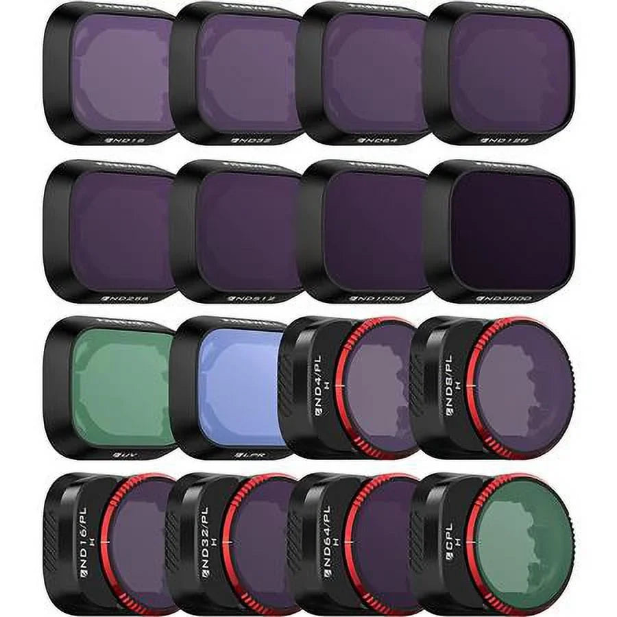 ND, Mini Pro Drone, Kit with Filter 3 DJI CPL ND/PL, 16-Pack and Mega for Filters UV