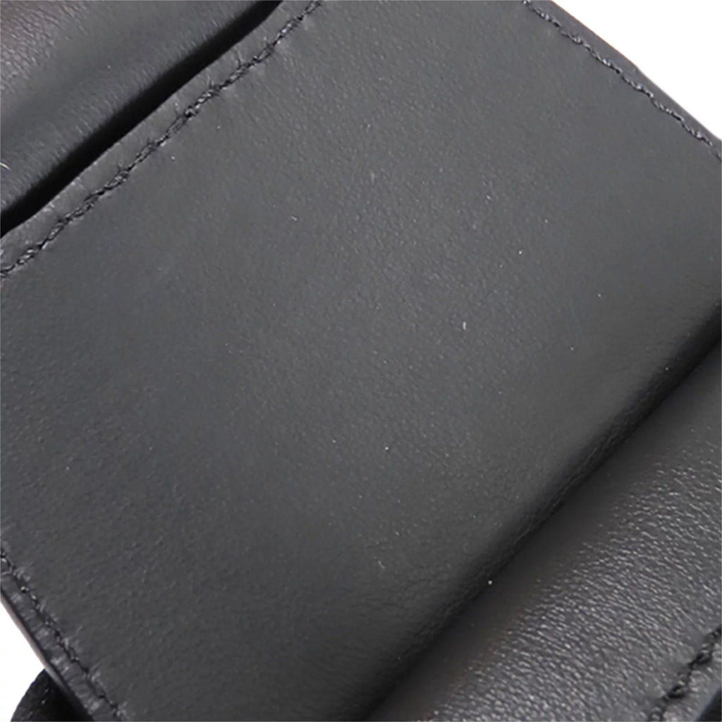 Fabric Baguette Stripes Pre-Owned Fendi Convertible Authenticated (Good) Nylon Unisex Black Satchel