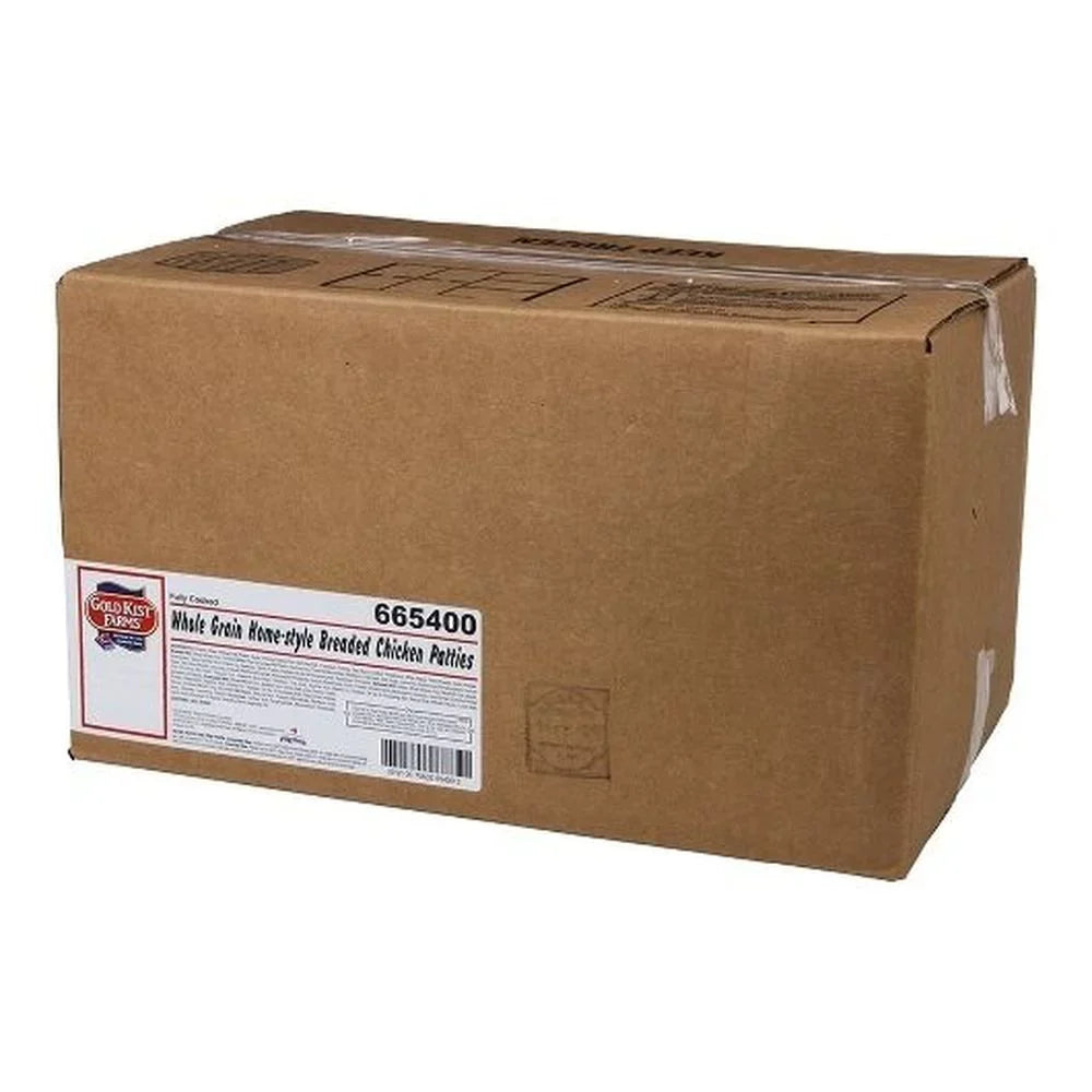 Breaded Grain Gold Cooked Homestyle -- case 5 Patty, Kist Whole per Pound 6 Fully Chicken