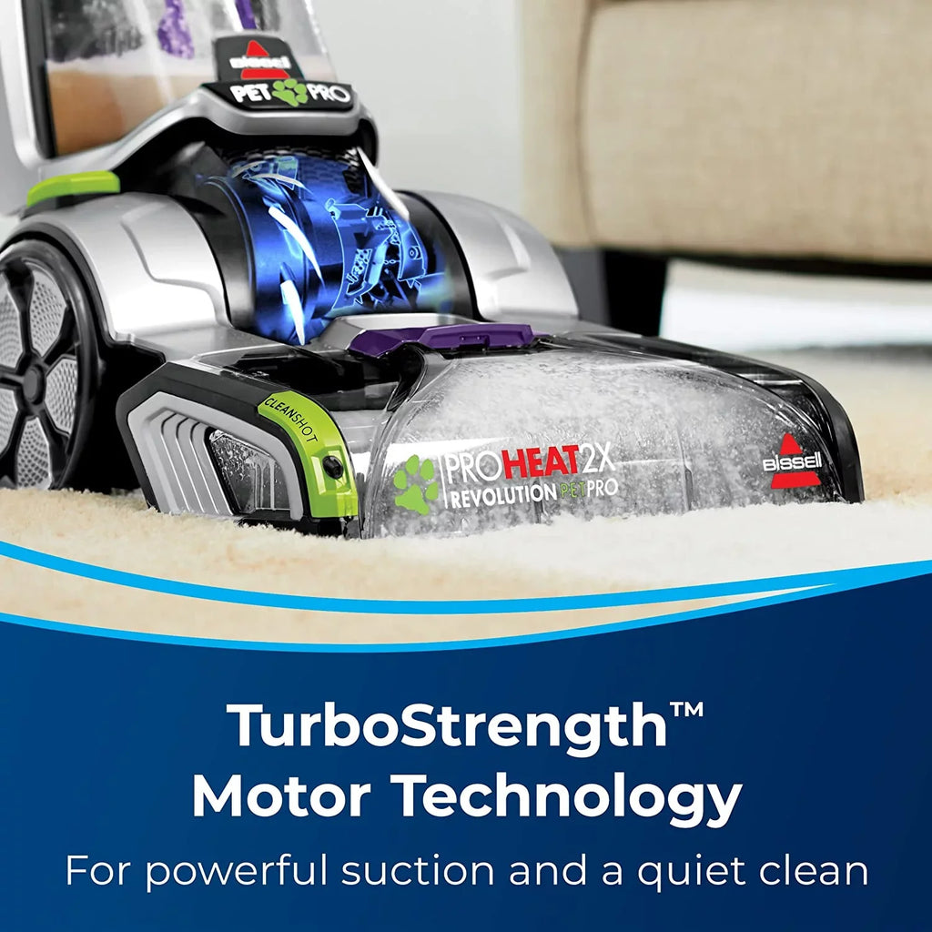 BISSELL ProHeat Deep Upright 3588F (Refurbished) Cleaner Revolution Pro Pet Plus Restored 2X