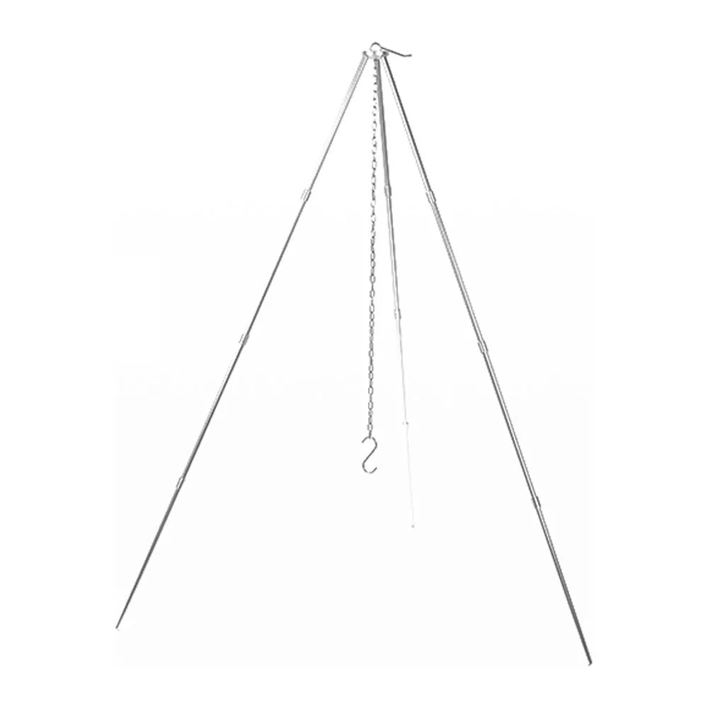 Bonfire Pot Bracket Portable for Tripod Picnic Folding Detachable Arealer Campfire Hung Stand Alloy Camping BBQ Aluminum Rack