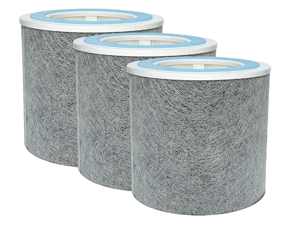 Shark HEPA Activated HC452, Packs Purifier 3 HP102 Replacement HP102 For True Filter Carbon Air