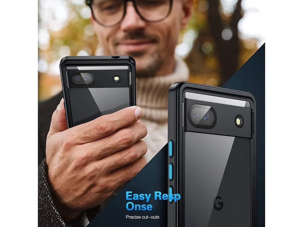 Case Waterproof with Screen Waterproof Underwater Pixel Google Shockproof 6A IP68 Back Case, Pixel 6A 5G for Google Clear Protector Cover Protective