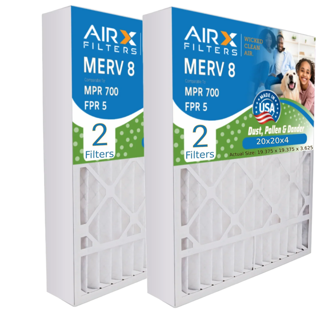 CLEAN 20x20x4 FILTERS Comparable Filter 20x20x4 to 2 8 5 Furnace by AC USA Filter & FPR Air AIR. Made MPR AIRX 700 MERV Filters Premium WICKED HVAC Pack