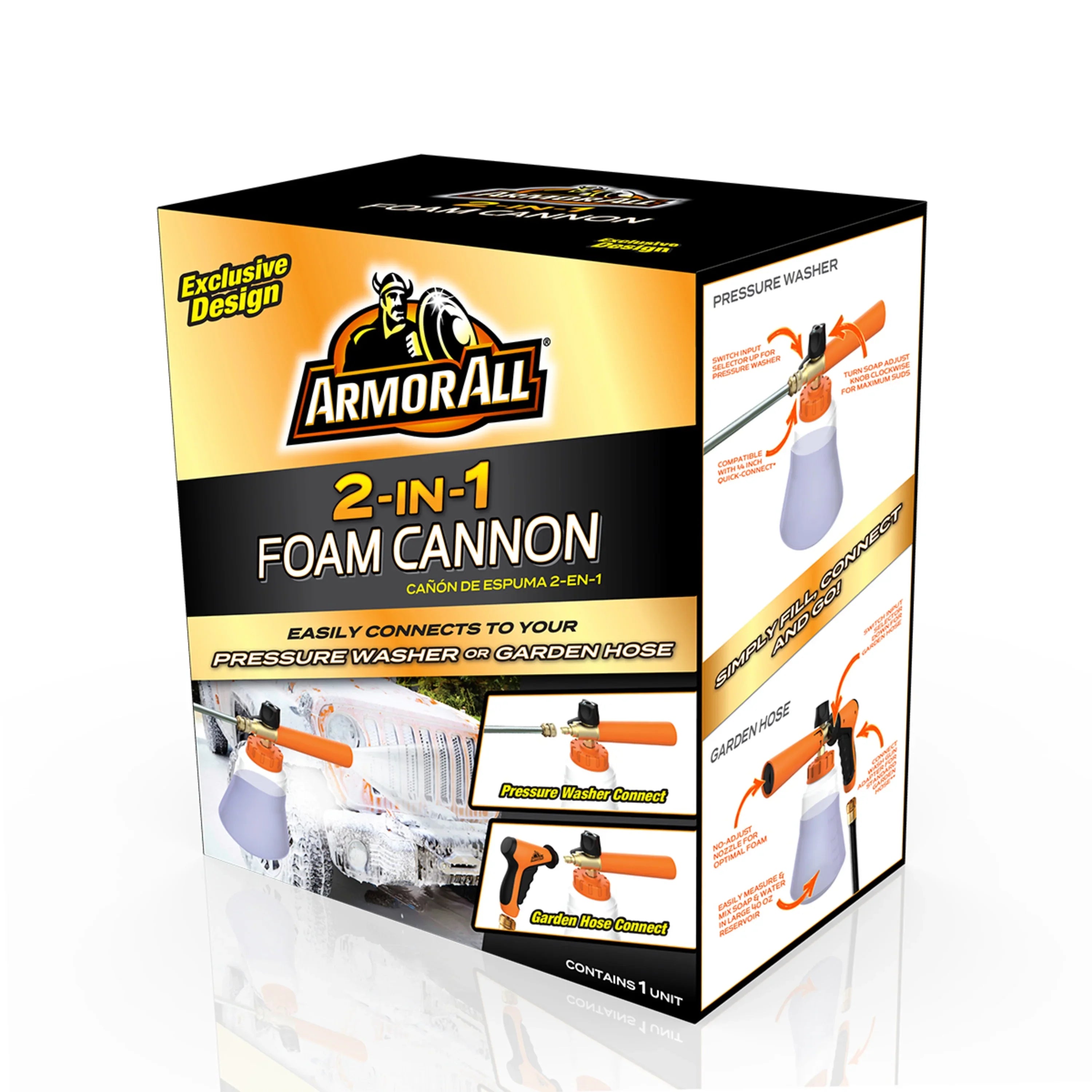 All Foam 40oz Kit, Armor Cannon 2-in-1