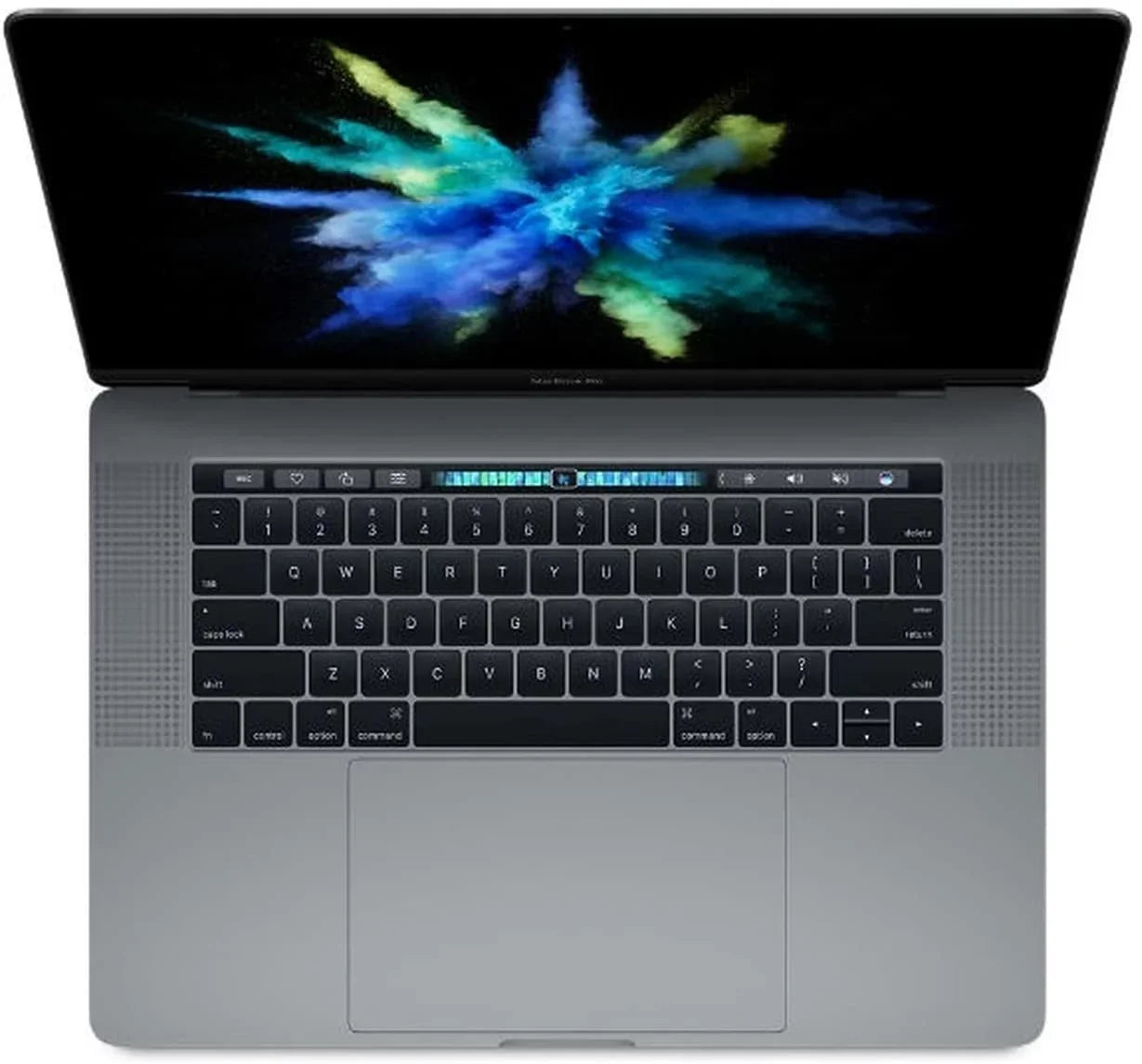 '- Apple SSD) Gray MacBook MLH42LL/A Space w/ (Refurbished: RAM, Pro (16GB Good) 15.4 Bar 512GB Pre-Owned Touch
