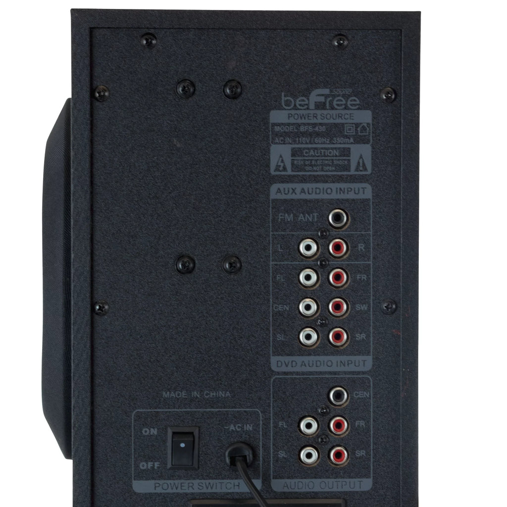 beFree Remote CA w/ System Surround Sound 5.1 Speaker Bluetooth Sound