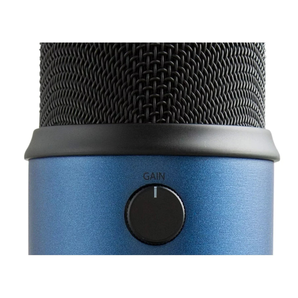 Shock Microphones Boom Microphone Yeti Arm (Midnight Mount with Blue and Filter Stand, Blue) Pop