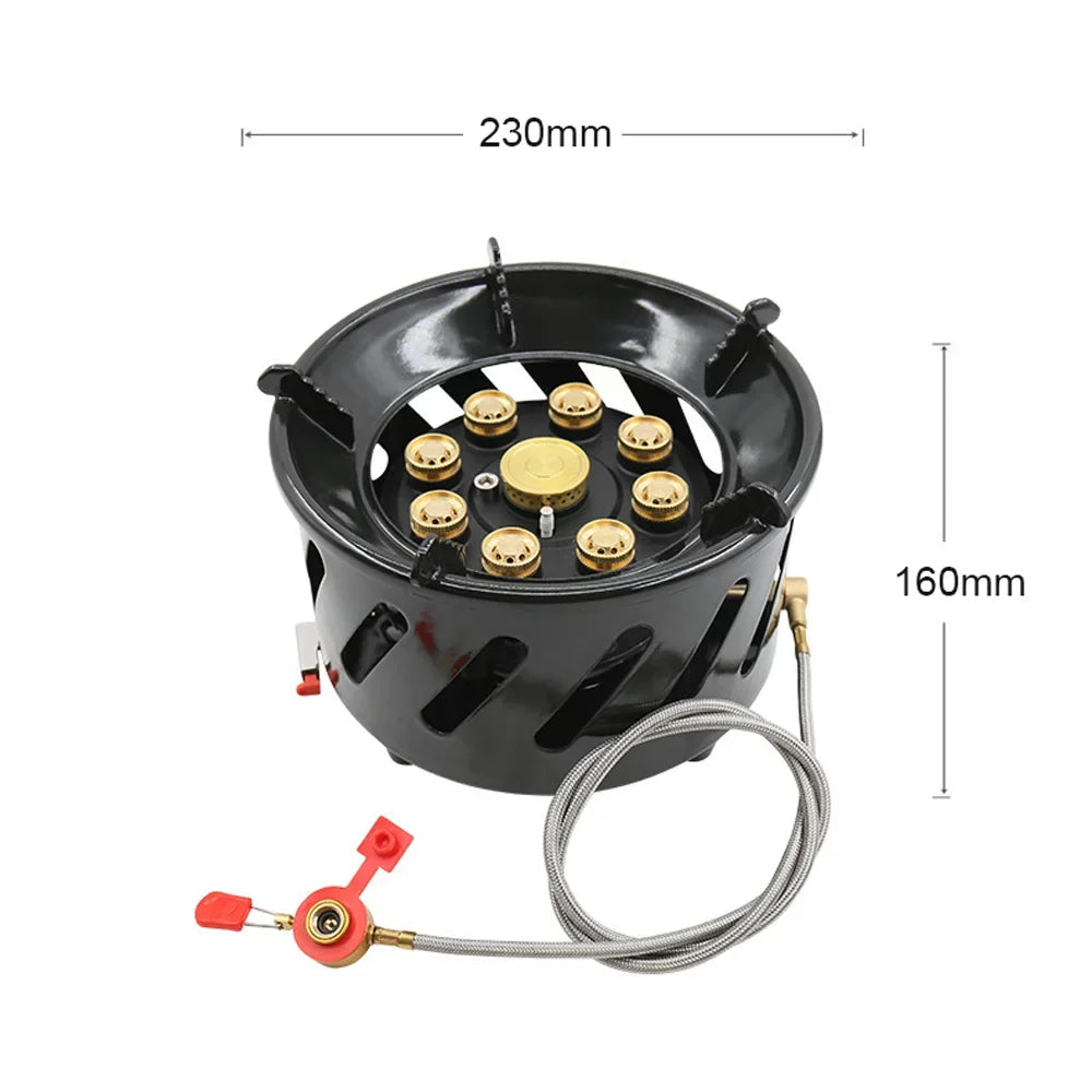 for Stove, 19800W Camping Stable Cooking, Performance Outdoor Stove Gas Windproof Picnic, Furnace Hiking