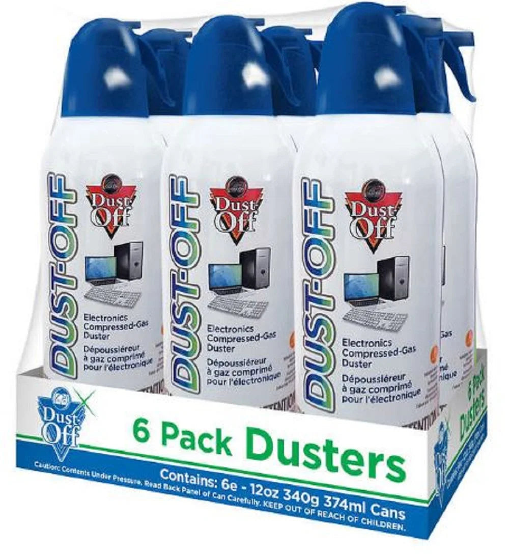 Count Dust-Off oz, Compressed Duster, 12 6 Gas
