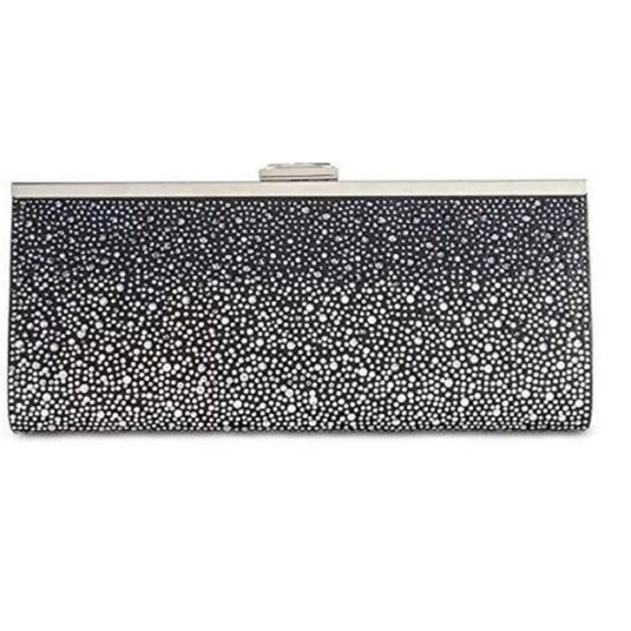 Evening Ombré Bag BLACK New Carolyn INC Clutch Glitter with box/tags Concepts International