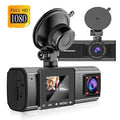 Recorder Dash DVR 1080P Night TSV Dual Insides Loop Parking - Dual Camera, Lens Wide Angle, G-Sensor, Vision, Black with 170° Mode Driving Front Cam, Recording, Car