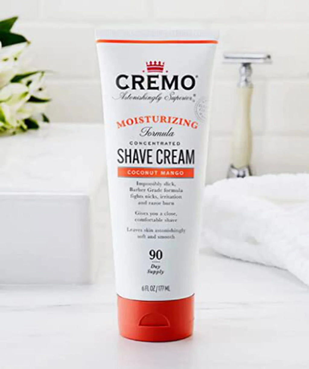 Moisturizing Burn, Women Ultra-Slick Shaving (Pack Astonishingly Cream, Fights for Shave Oz Superior Razor Cuts 2) Mango Cream 6 Cremo and Fl Coconut of Nicks,