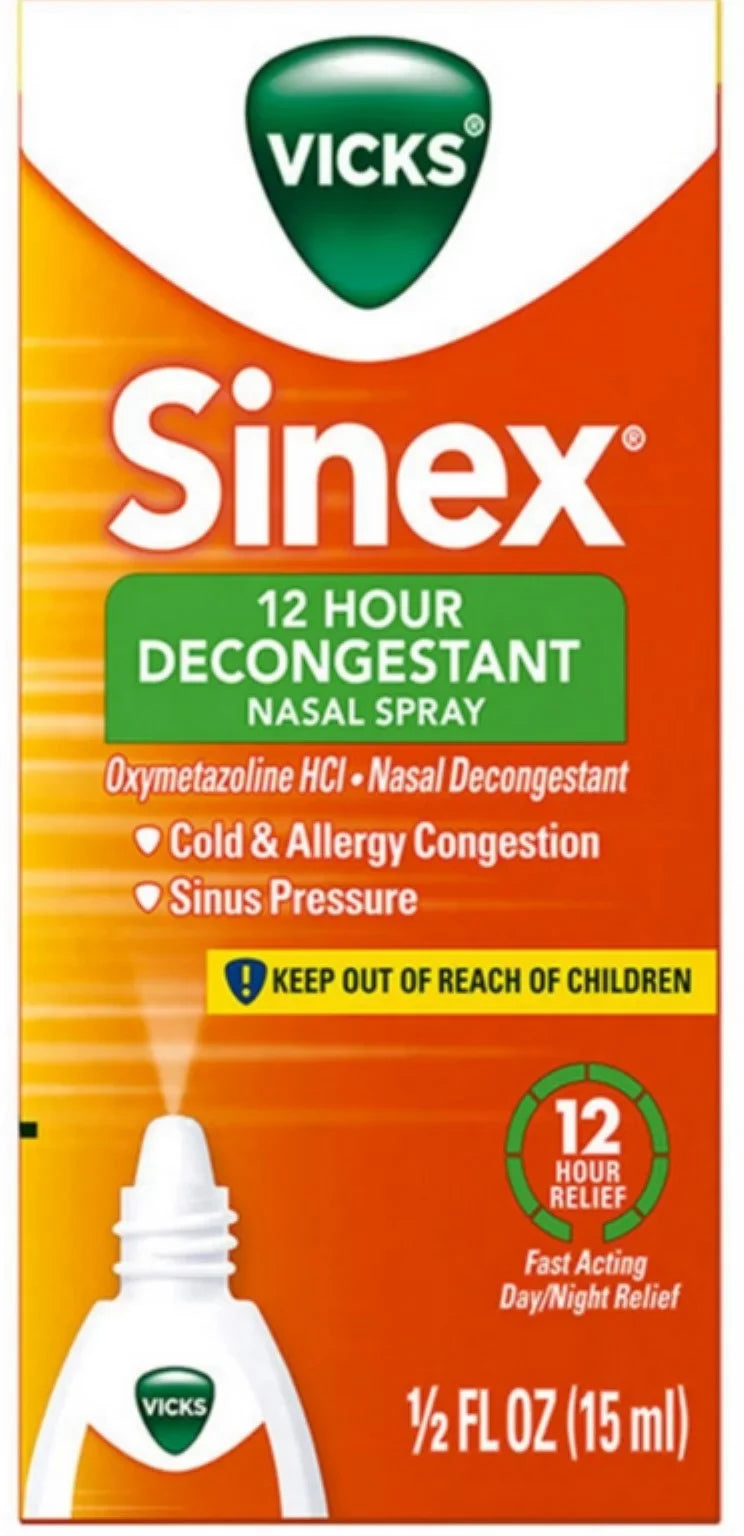 Hour Spray 0.50 Sinex 6) Nasal 12 (Pack of oz Vicks