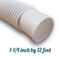 Connection Hose, 1-1/4" Ground 12' x Pool Above Filter