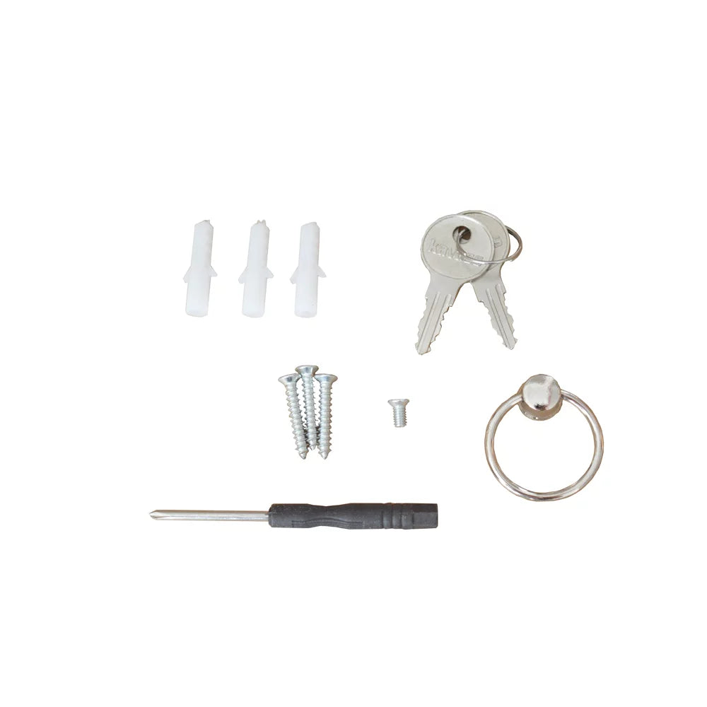 Beige 100 Lock Key Hooks Organizer Key Cabinet EQCOTWEA Wall Mount Box