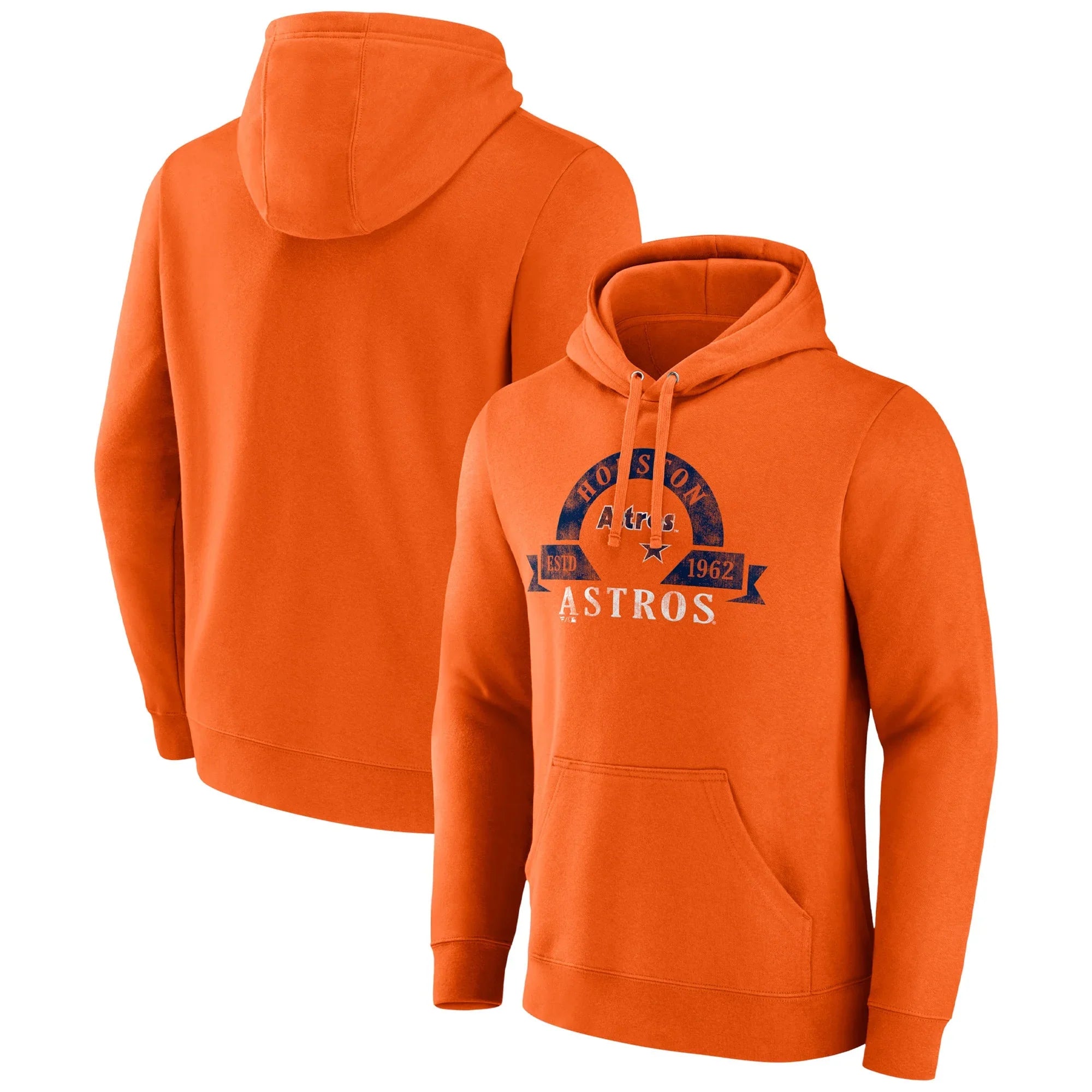 Hoodie Astros Utility Pullover Houston Men's Orange Majestic